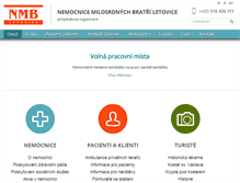 Tablet Screenshot of nmbletovice.cz